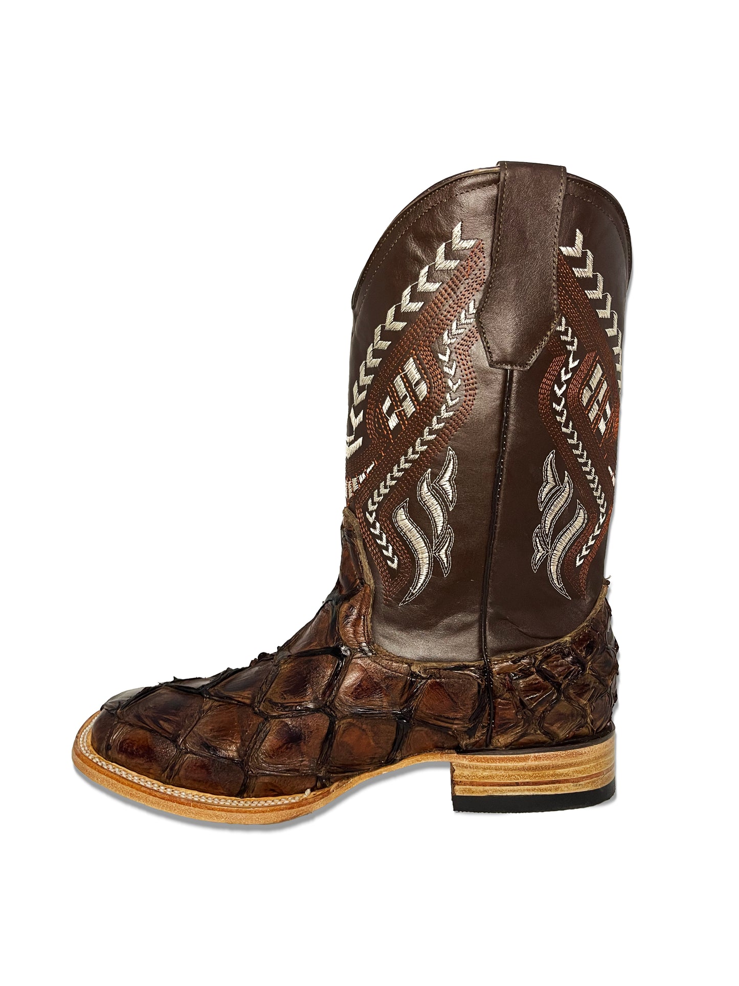 Bota Bulldog en Piel Genuina de Pirarucú