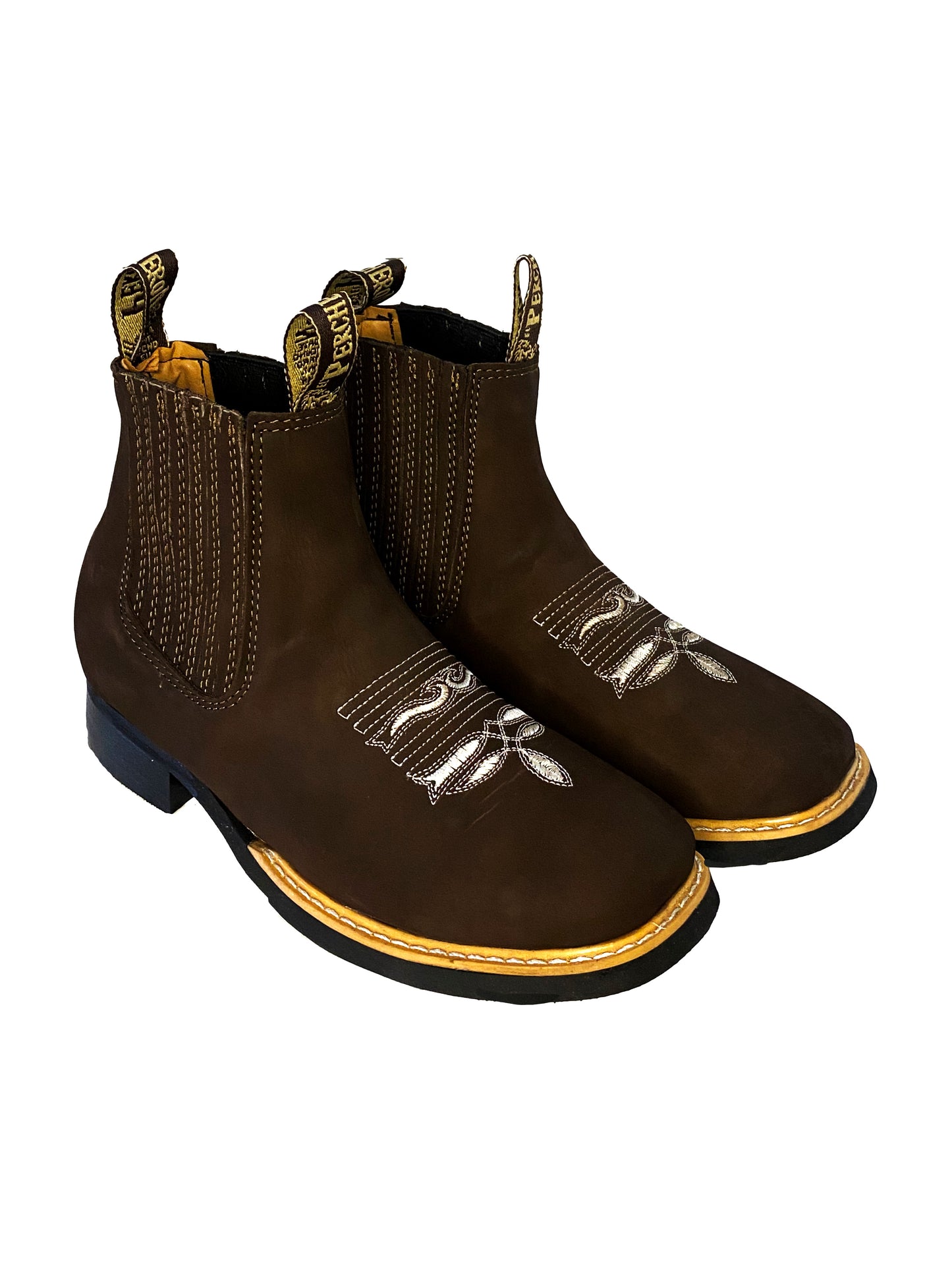 Tres Pares Botín Bulldog Nobuck Pack  (Café + Black + Canela)