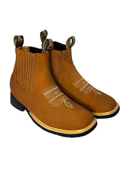 Tres Pares Botín Bulldog Nobuck Pack  (Café + Black + Canela)