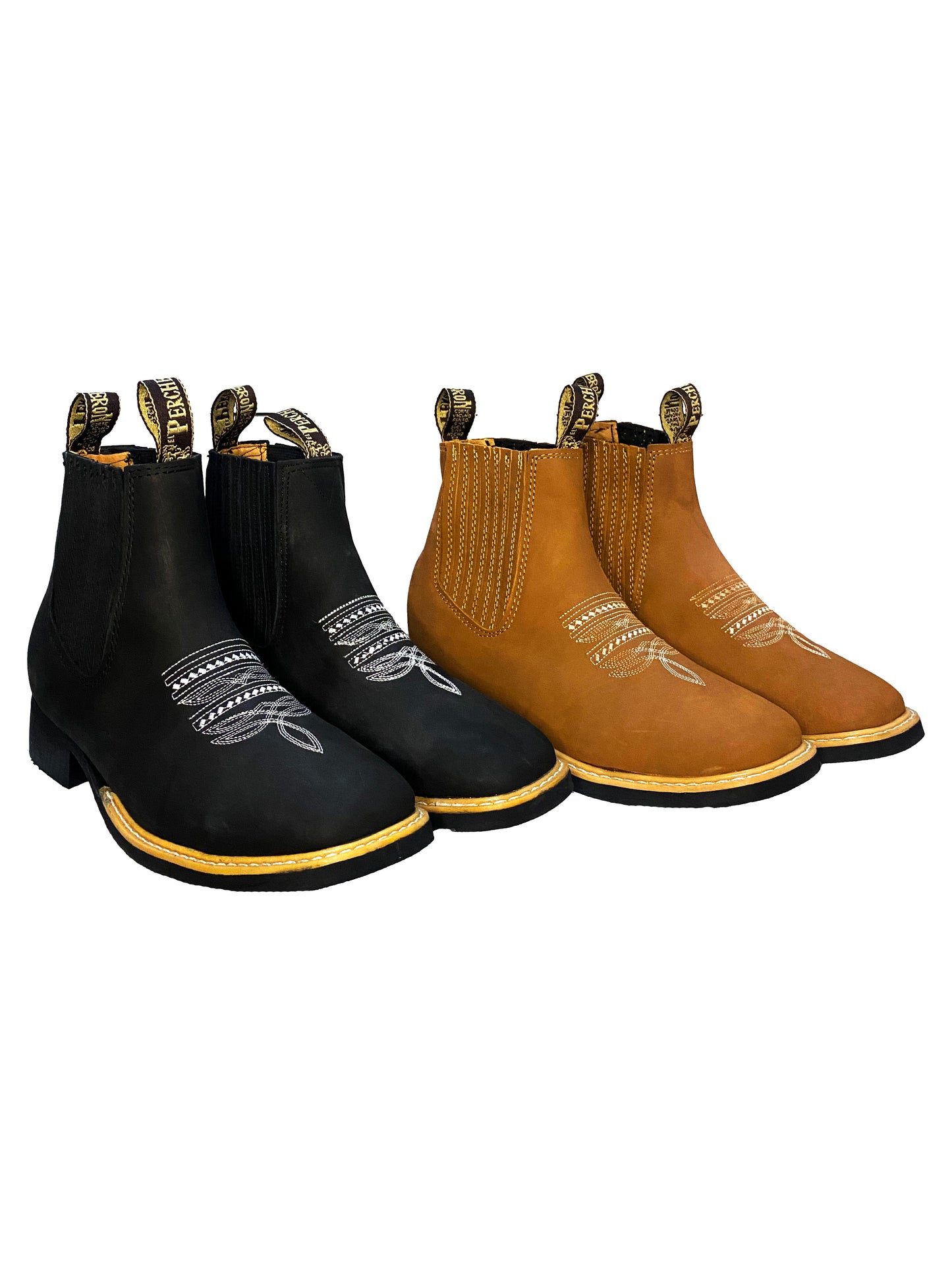 Dos pares Botin Bulldog Nobuck Pack (Black + Canela o Café) Envío Incluido