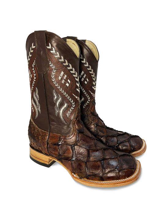 Bota Bulldog en Piel Genuina de Pirarucú
