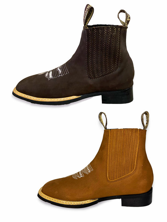 Dos pares Botin Bulldog Nobuck Pack (Cafe + Canela)